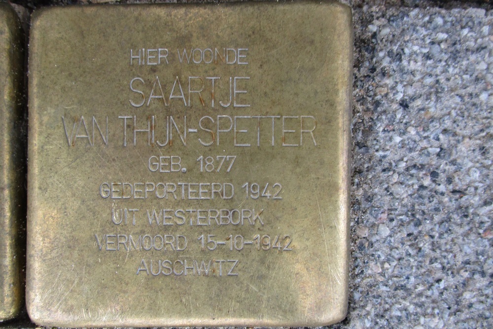 Stolpersteine Oranjeboomstraat 32c #3