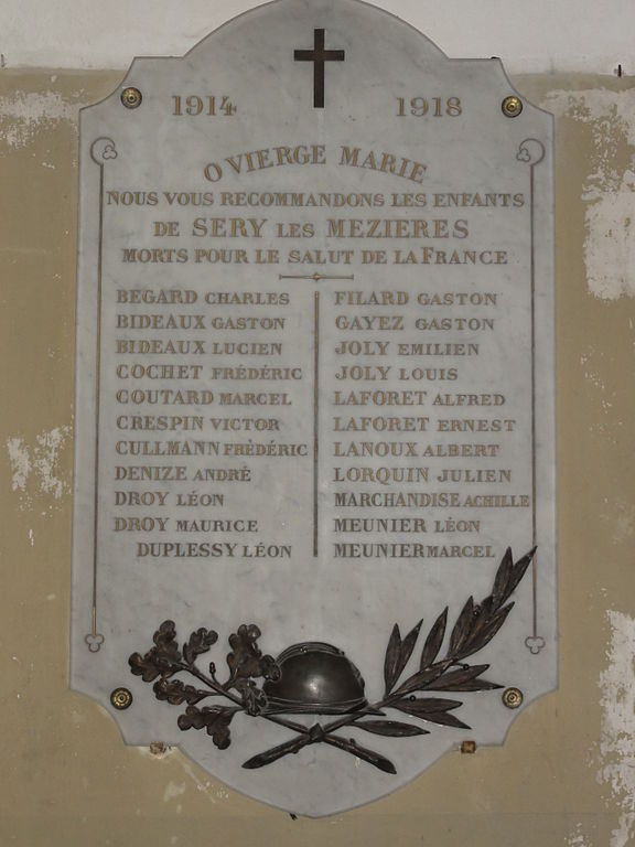 Monument Eerste Wereldoorlog Séry-lès-Mézières