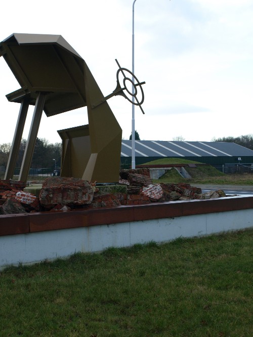 Kunstwerk Gesloopte Duitse Bunkers