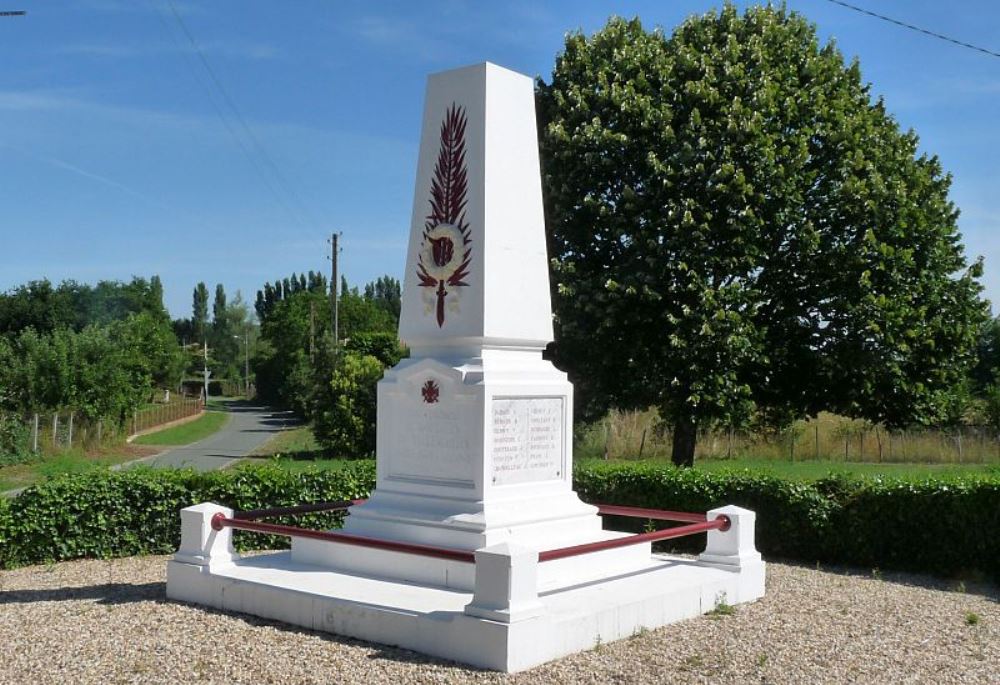 Oorlogsmonument Mouliets-et-Villemartin