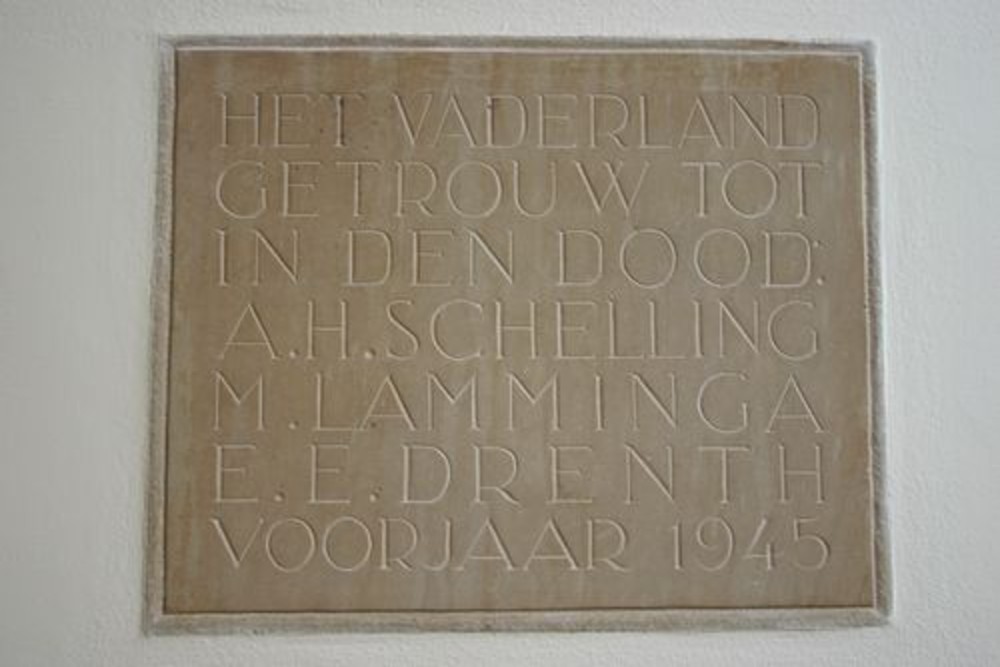 Gedenkteken Ambtenaren Provincie Groningen