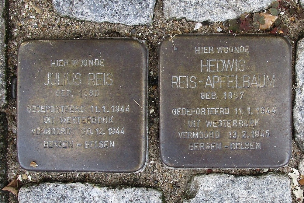 Stolpersteine A.G. de Vrijestraat 18 #2