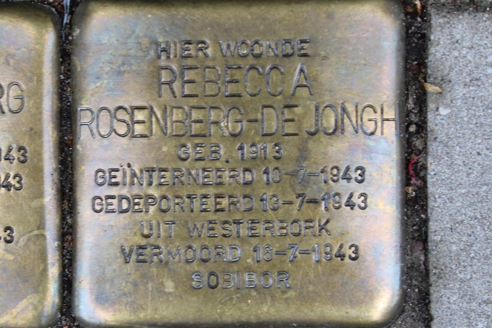 Stolpersteine Valeriusstraat 68 #3