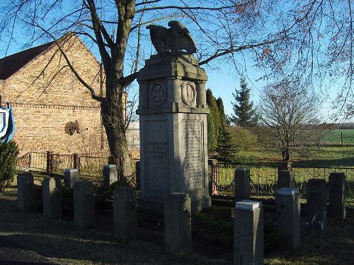 Monument Eerste Wereldoorlog Bahnsdorf #1
