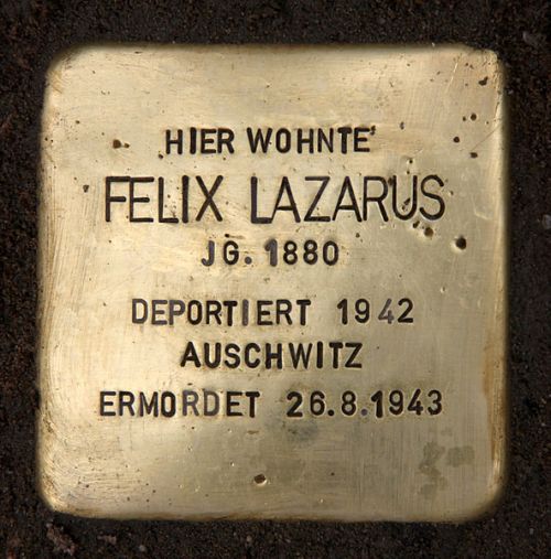 Stolperstein Schirnerstrae 50