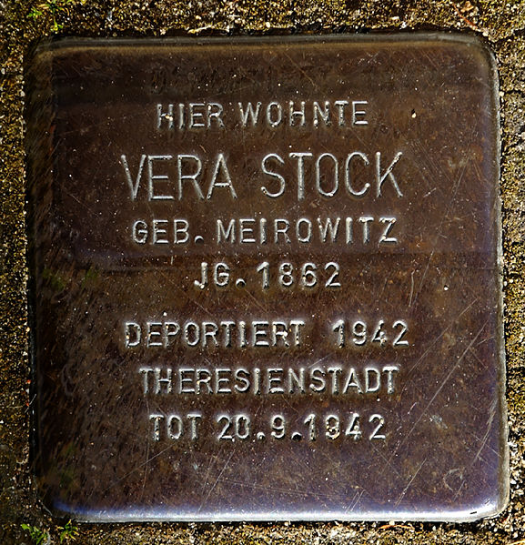 Stolperstein Grnewalder Strae 3 #1