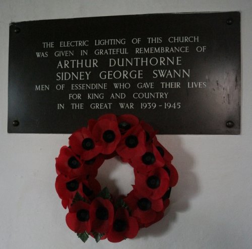 War Memorial St. Mark Church Essendine #2