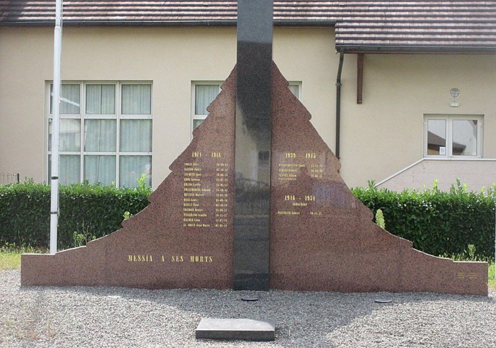 War Memorial Messia-sur-Sorne #1