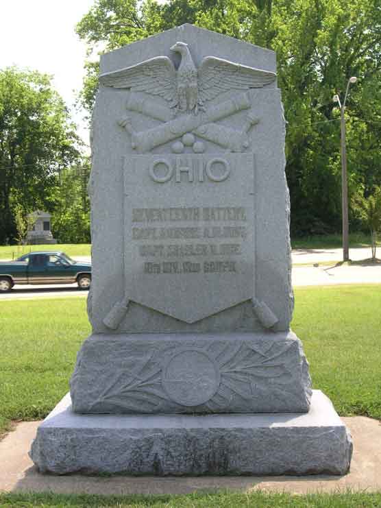 Monument 17th Battery Ohio Light Artillery (Union) #1