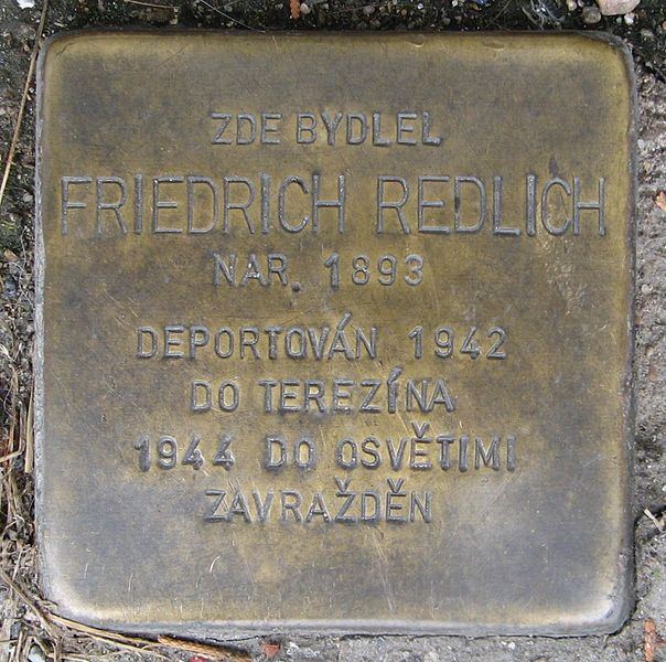 Stolperstein Hybeova 42