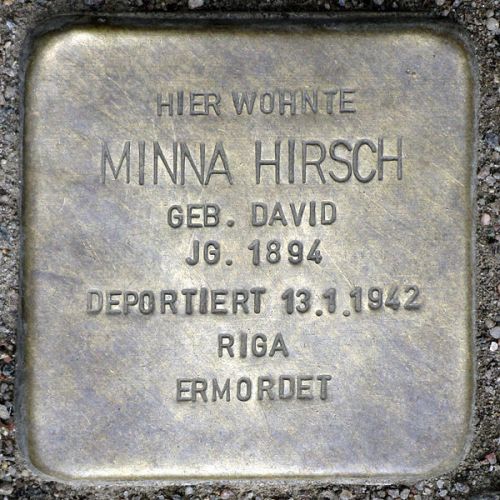 Stolpersteine Schulzestraße 15 #3