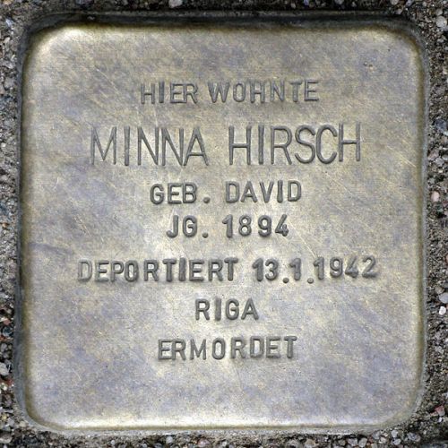 Stolpersteine Schulzestrae 15 #3