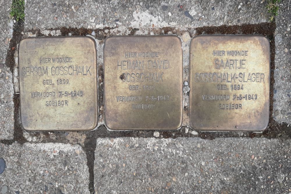 Stolpersteine Paul Krugerstraat 7 #1