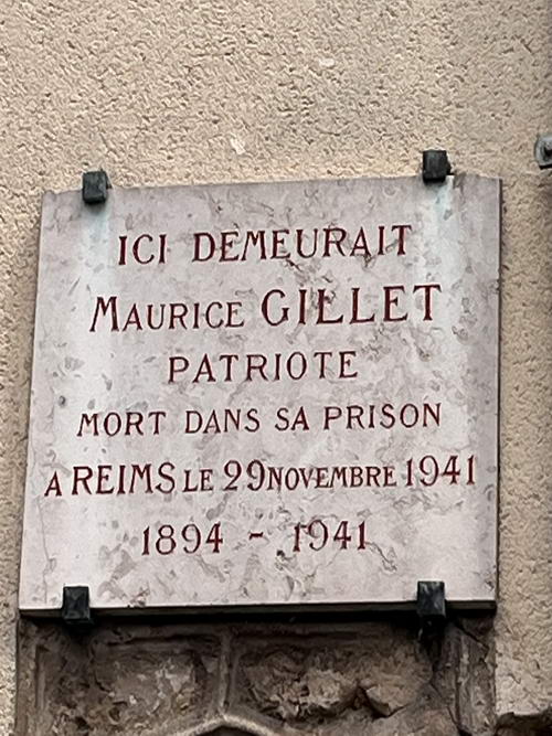 Gedenkteken Maurice Gillet Reims