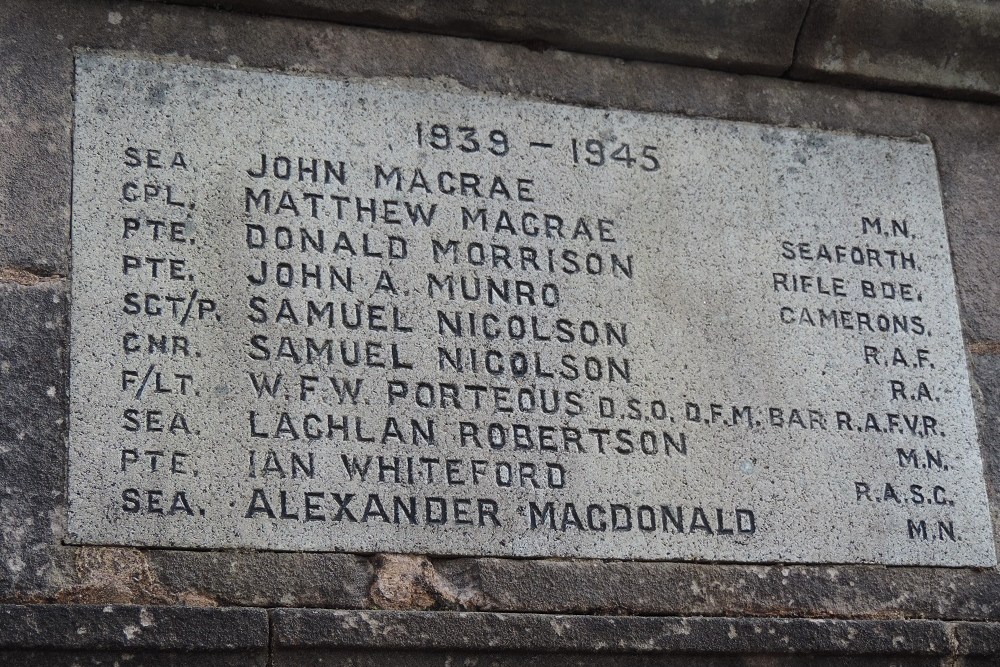 War Memorial Portree #2