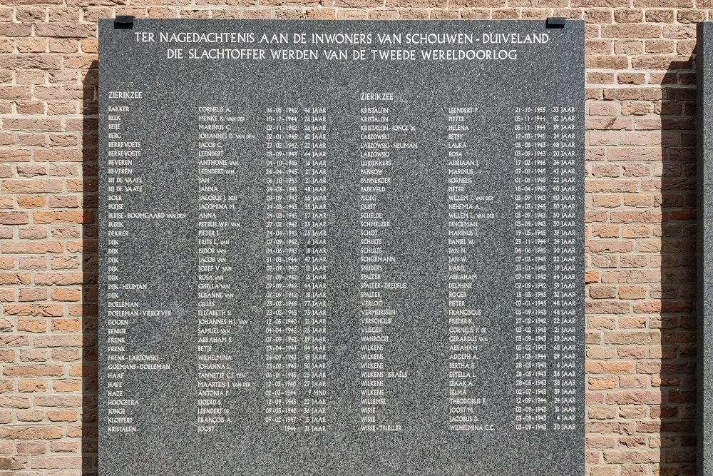 Gedenkteken Slachtoffers Schouwen-Duiveland #2