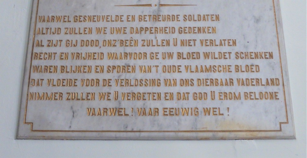 Gedenkteken Eerste Wereldoorlog Eggewaartskapelle #4