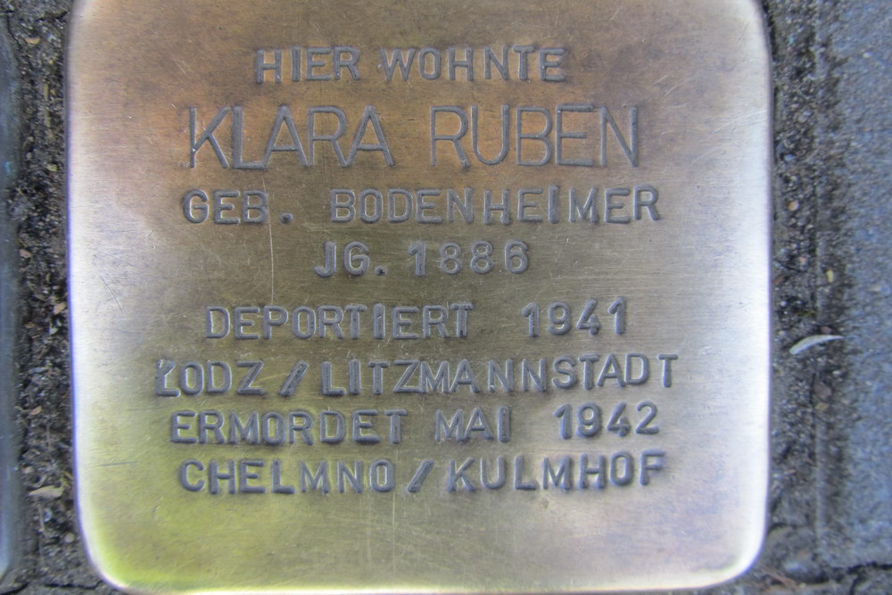 Stolpersteine Sudermanstrae 3 #3