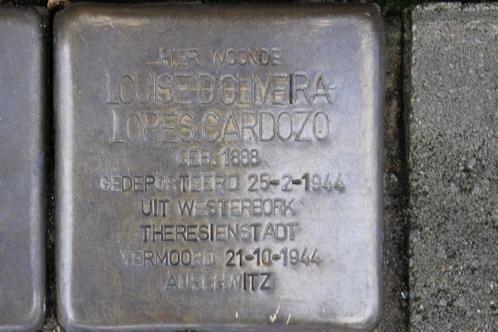 Stolpersteine De Lairessestraat 121 #2