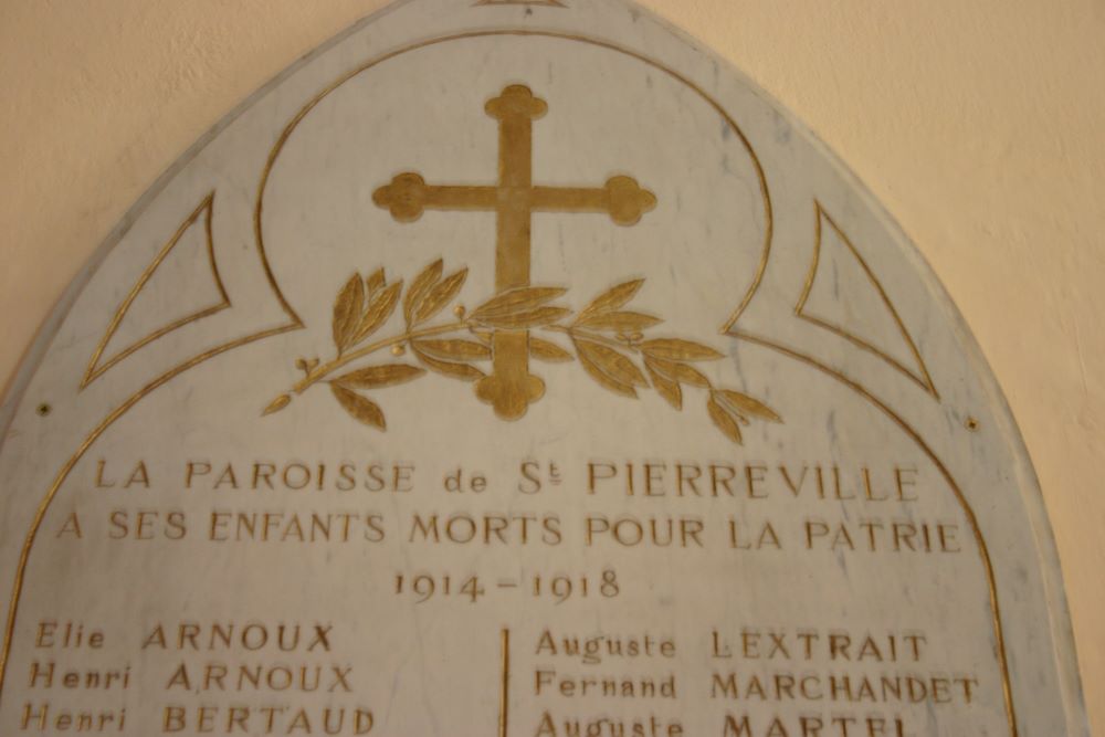 Memorials Eglise Saint-Pierre-aux-Liens 1914-1918 #2