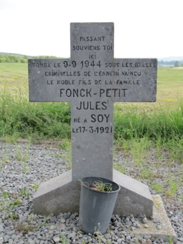 Memory cross Jules Fonck-Petit