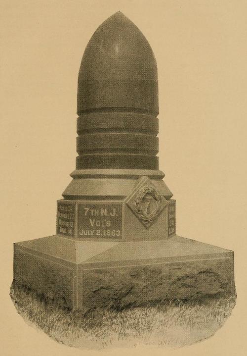 7th New Jersey Volunteer Infantry Regiment Monument #1