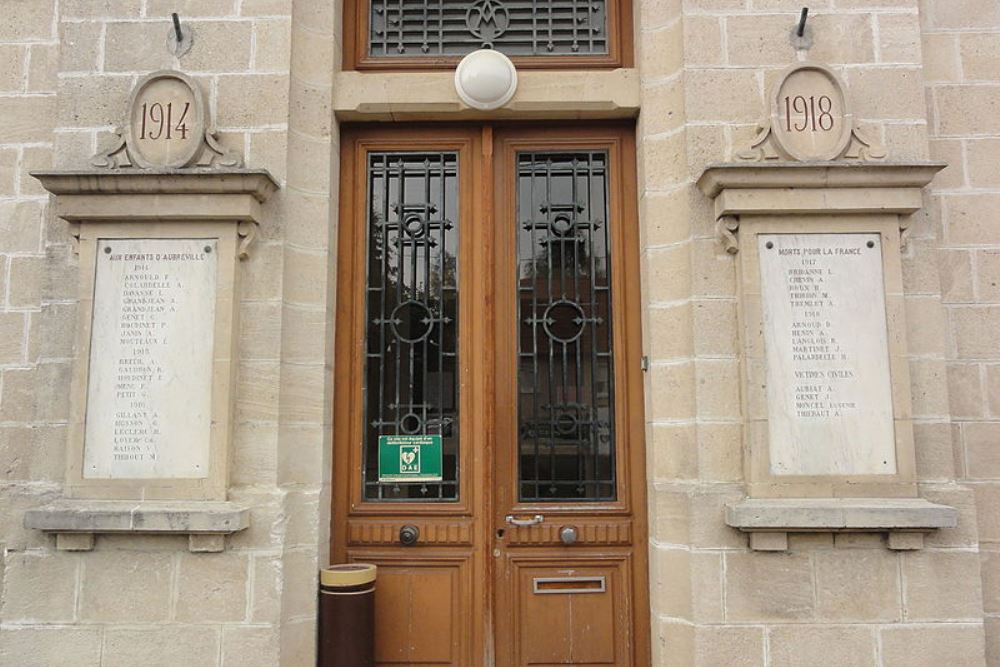 World War I Memorial Aubréville
