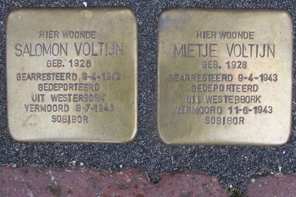 Stolpersteine Stikke Hezelstraat 54 (voorheen 46) #3