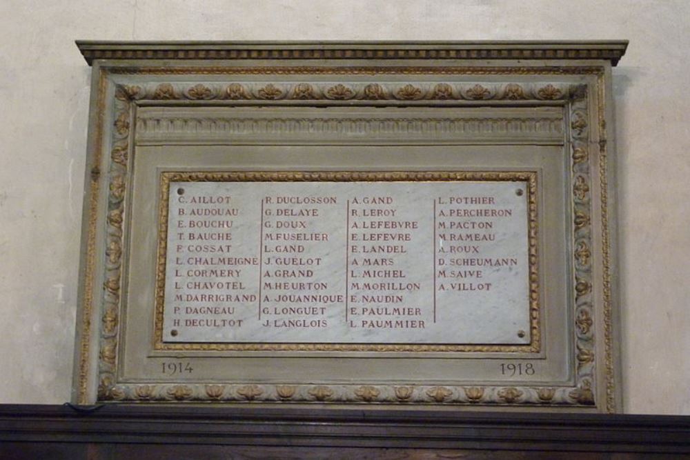 Monument Eerste Wereldoorlog Église Saint-Corneille #1