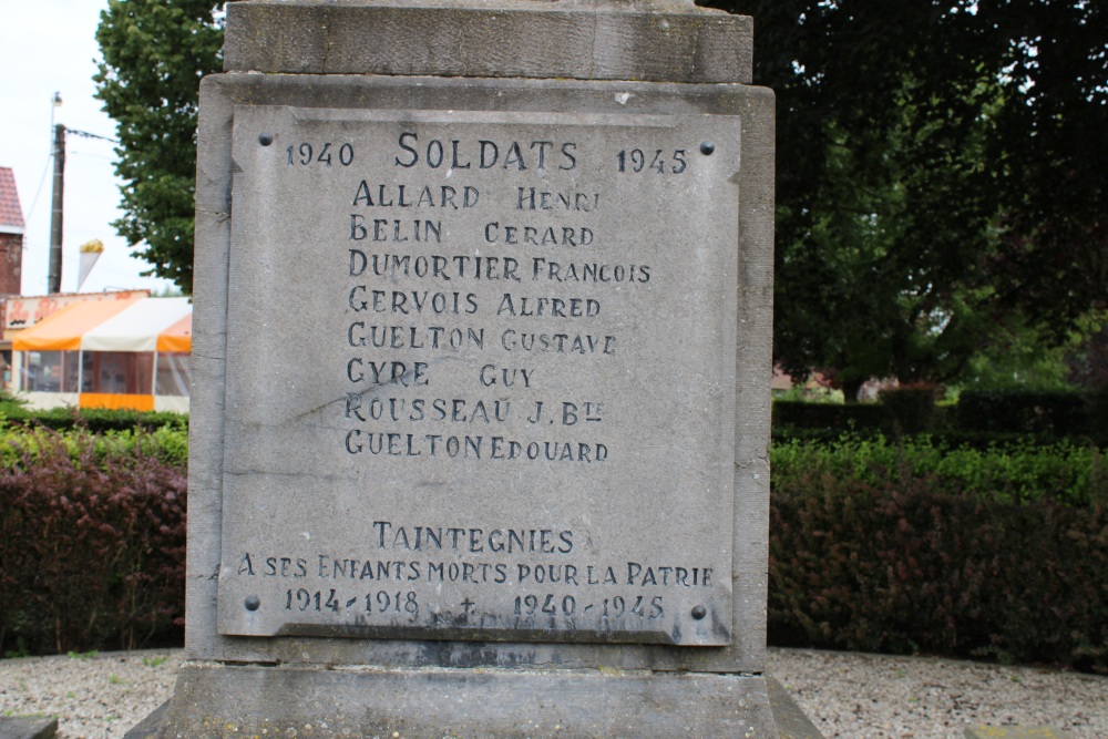 Oorlogsmonument Taintignies 	 #2