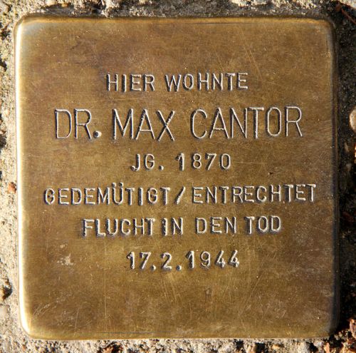 Stolperstein Limastraße 2 #1