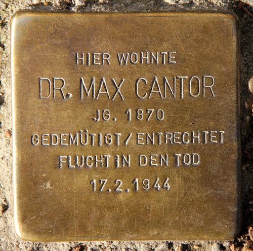 Stolperstein Limastrae 2 #1