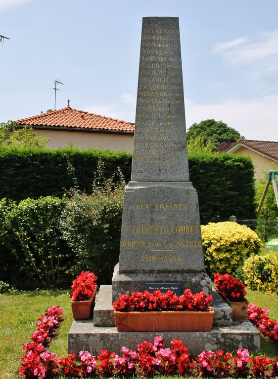 War Memorial Saint-Laurent-des-Combes #1