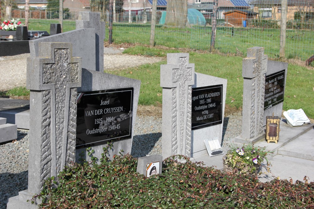 Belgische Graven Oudstrijders Sint-Kwintens-Lennik Begraafplaats #3