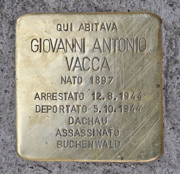 Stolperstein Piazza Amedeo Peyron 13