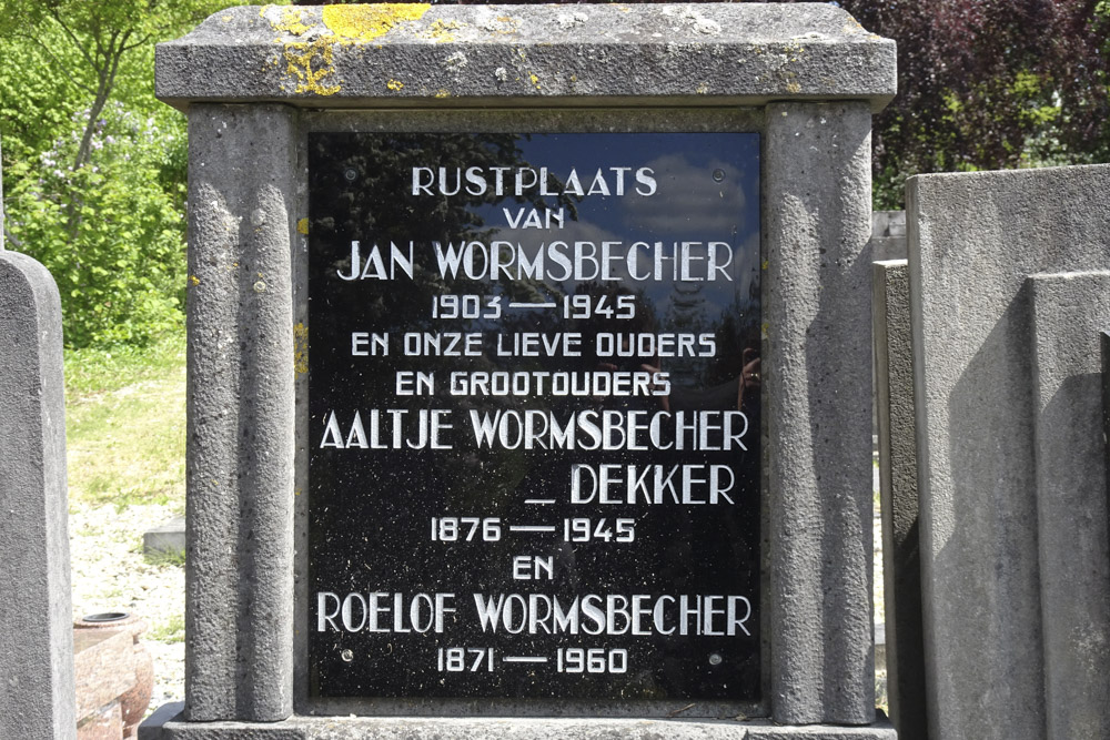 Dutch War Graves Old General Cemetery Hoorn