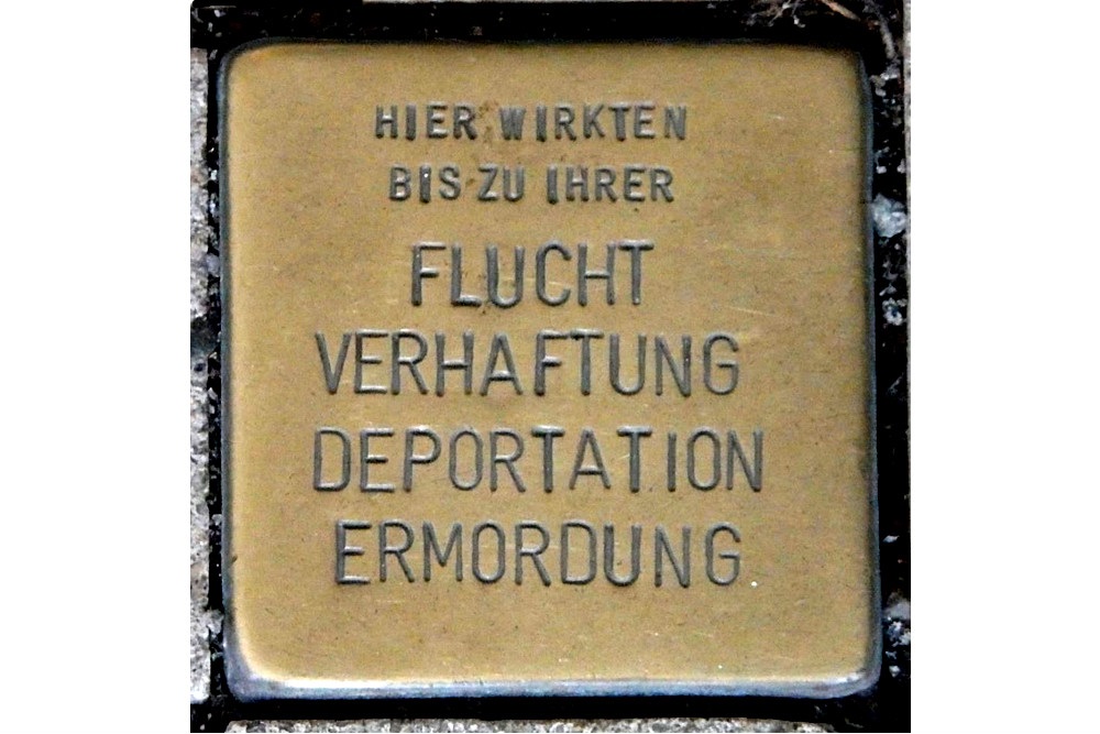 Stolpersteine Dammtorstraße 28 #1