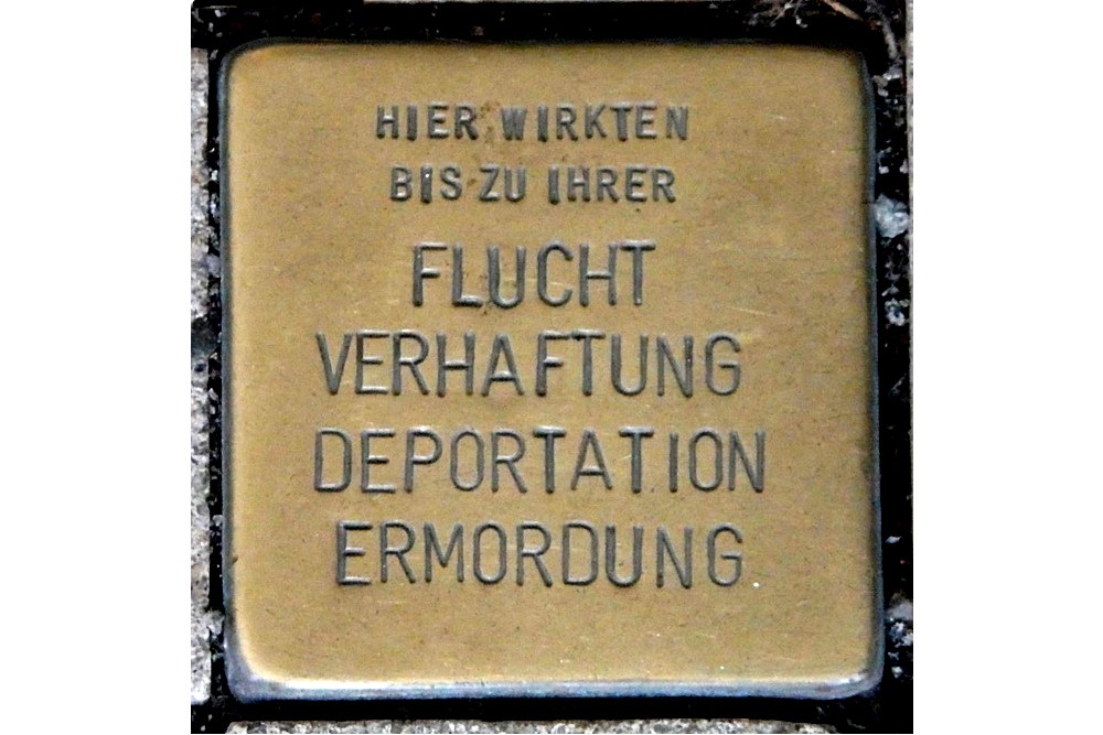 Stolpersteine Dammtorstrae 28 #1