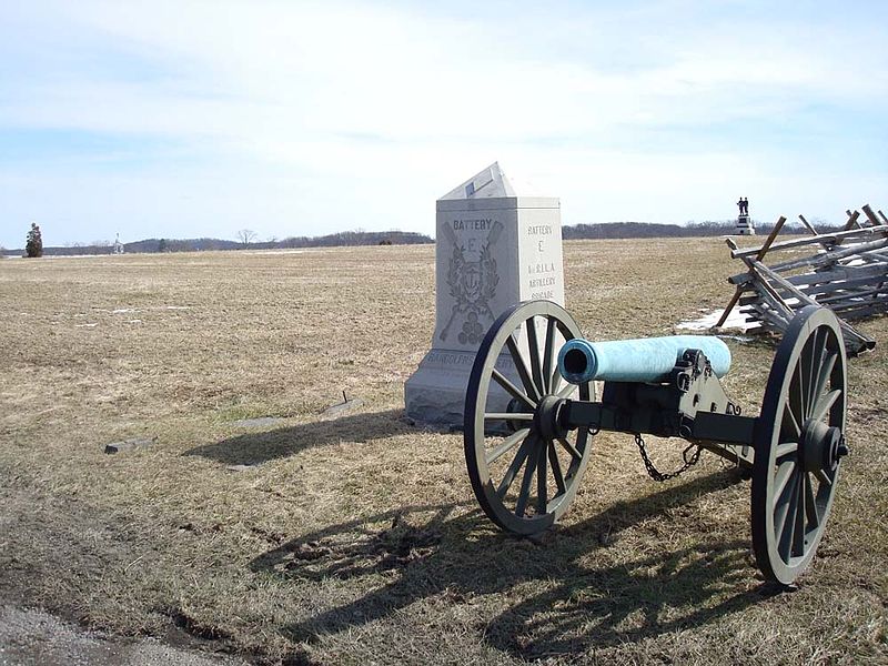 Monument 1st Rhode Island Artillery - Battery E