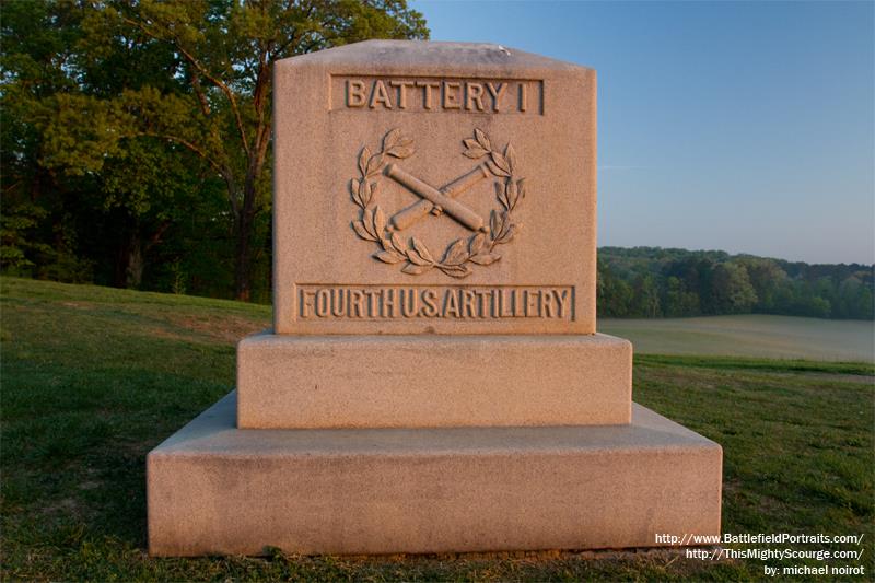4th U.S. Artillery - Battery I Monument #1