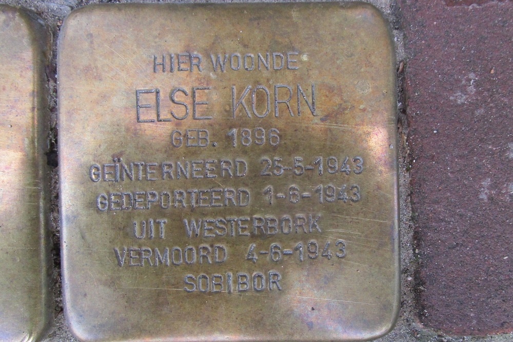 Stolpersteine Nieuwe Amstelstraat voormalig 37 hs #4