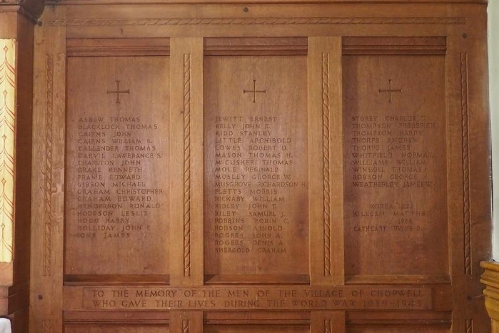 Oorlogsmonument Chopwell