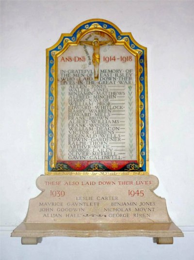 Oorlogsmonument St Mary Church #1