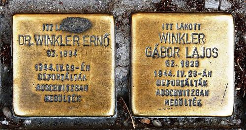 Stolpersteine Zrnyi Mikls utca 33