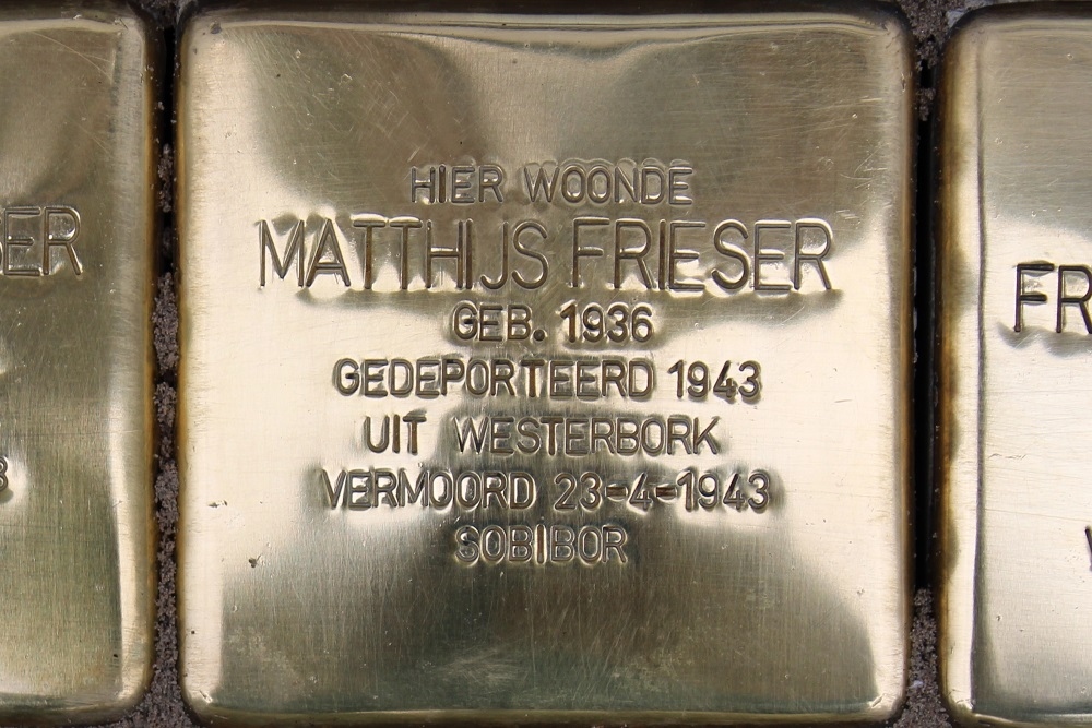 Stolpersteine Oranjeboomstraat 329a #3