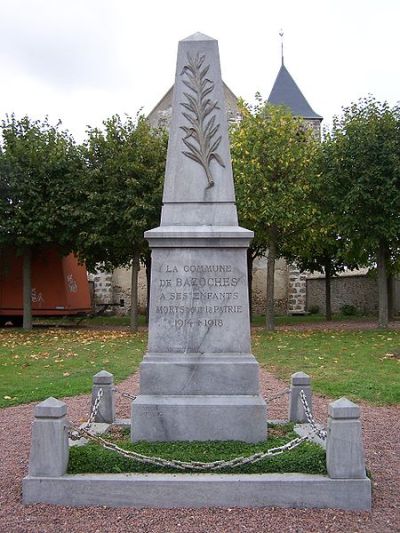 Oorlogsmonument Bazoches-sur-Guyonne