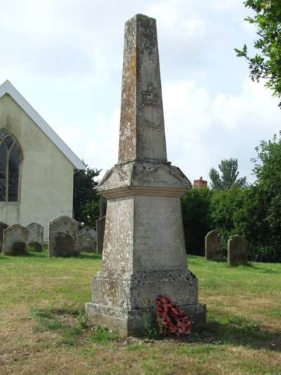 Oorlogsmonument Cretingham #1