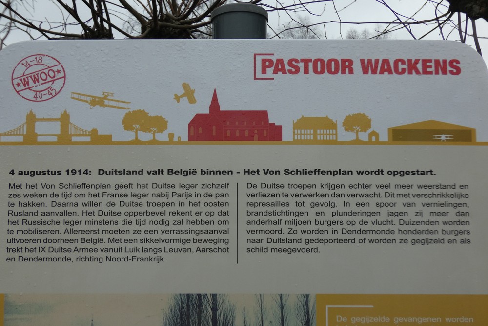 Information Sign Pastor Wackens Scheldewindeke #2