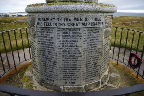 Oorlogsmonument Island of Tiree