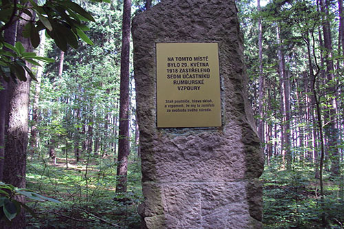 Executiemonument Leiders Rumburk Muiterij 1918